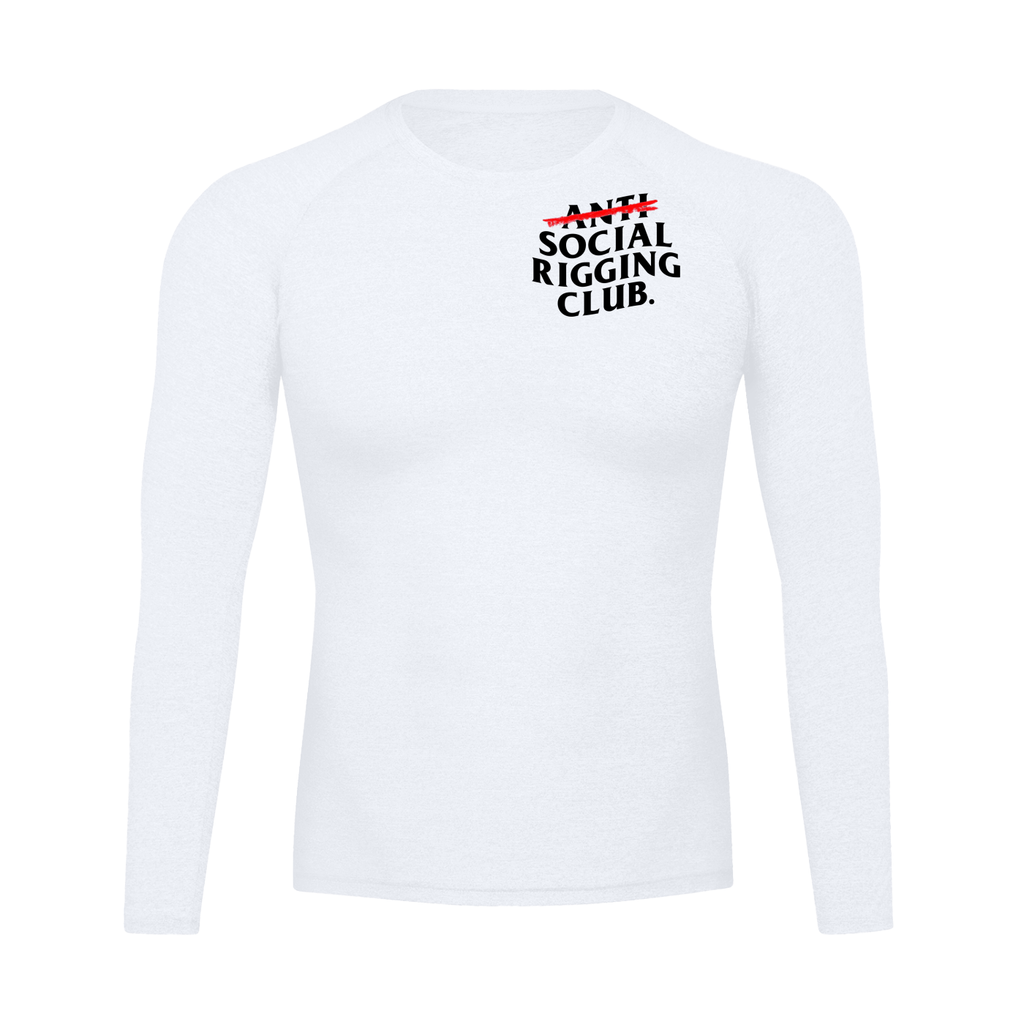 Performance Long Sleeve black lettering