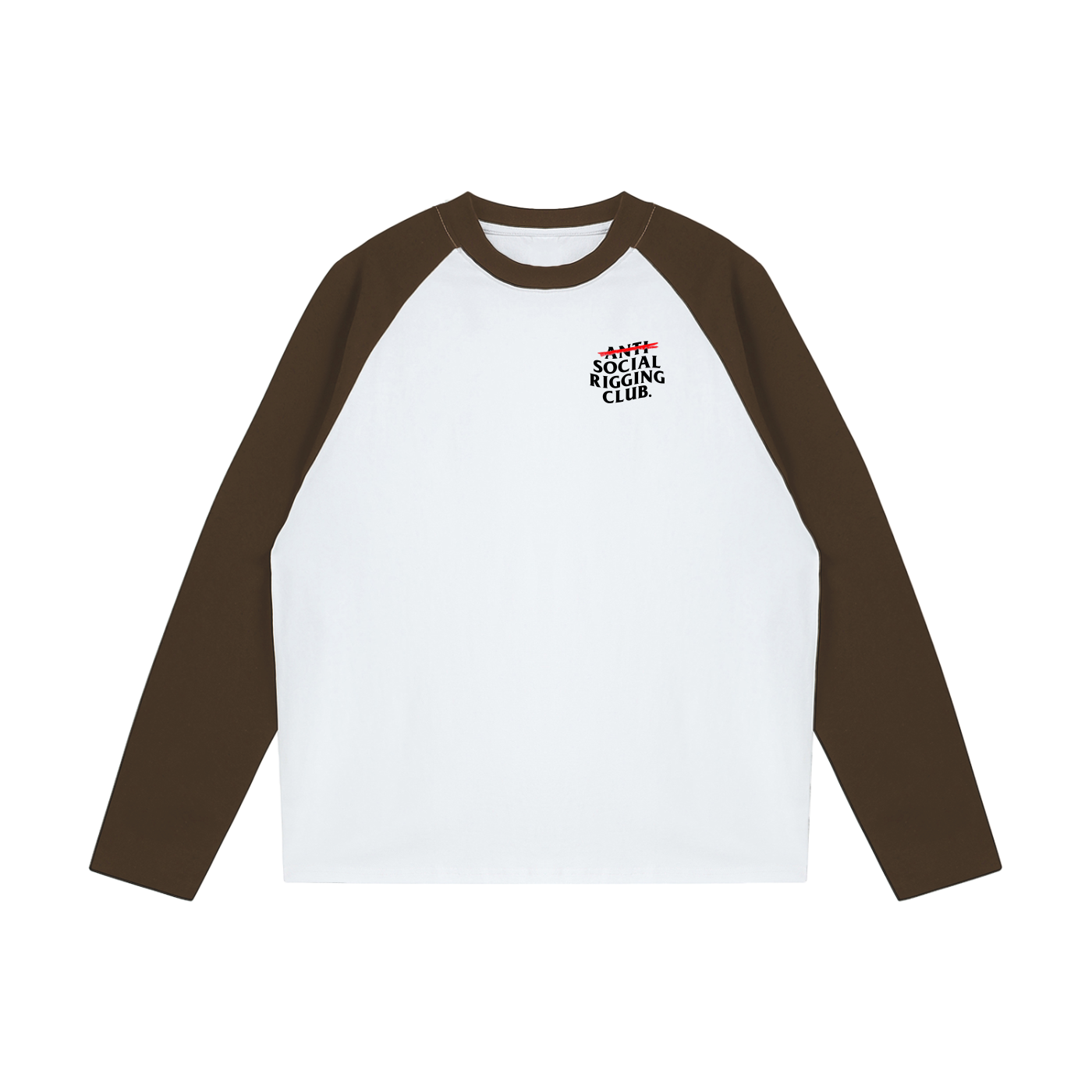 Anti Social Raglan Long-Sleeve T-Shirt