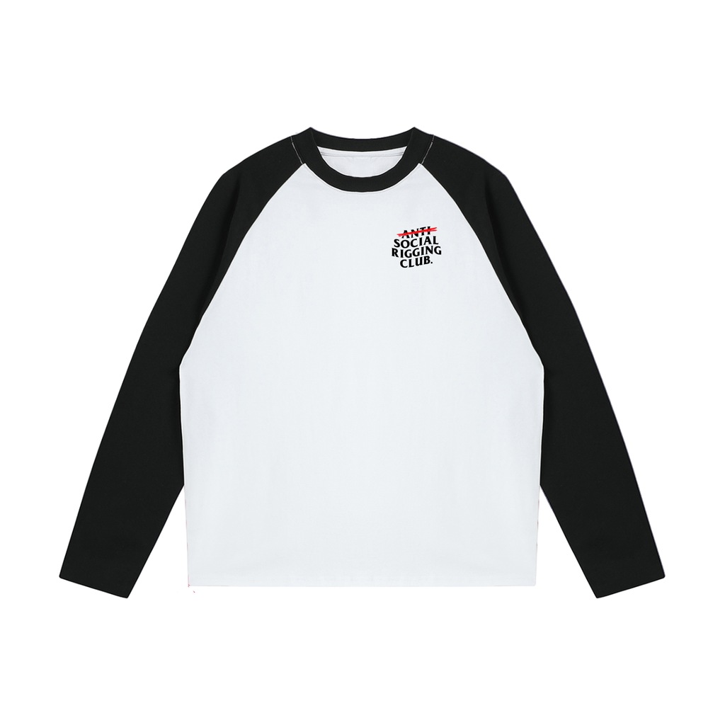 Anti Social Raglan Long-Sleeve T-Shirt