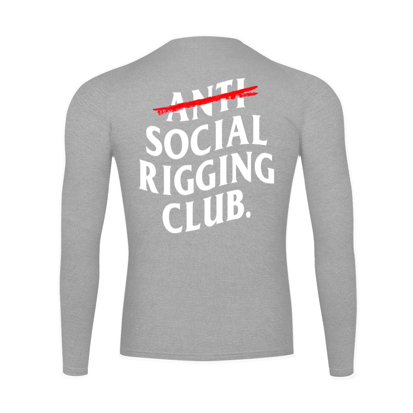 Performance Long Sleeve white lettering