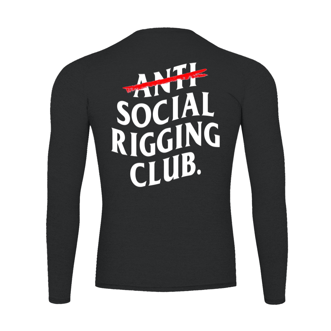 Performance Long Sleeve white lettering
